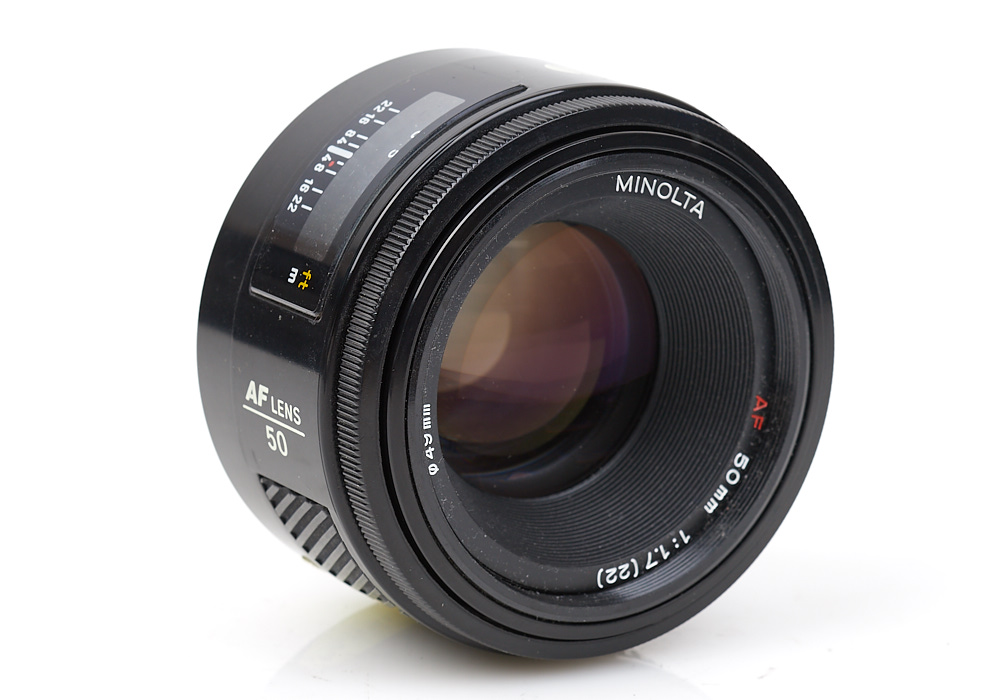 Minolta 50 f/1.7 AF Standard prime lens Works with Sony A 1433103