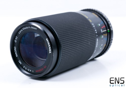 Miranda 75-200mm f/4.5-5.3 Macro Mc Zoom Lens - Pentax PK Fit 85400353