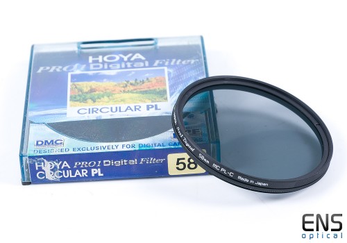Hoya 58mm Circular PL Filter with case