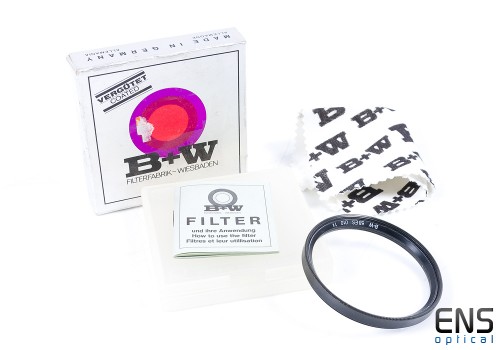 B+W 58mm ES 010 1x UV Haze Filter with box/case