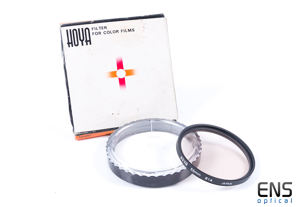Hoya 55mm 81A Filter with box/case