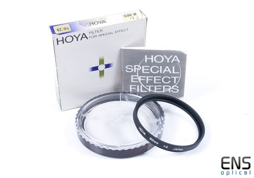 Vintage Hoya 62mm Close Up +2 Filter with box/case