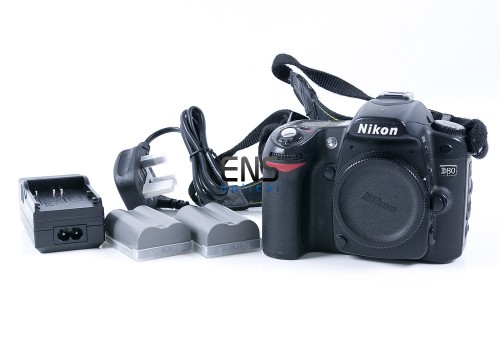 Nikon D80 DSLR Camera with two batteries