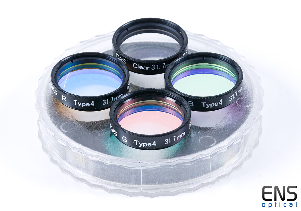 IDAS Type 4 RGBC Filter Set - 4 Filters 1.25" 31.7mm