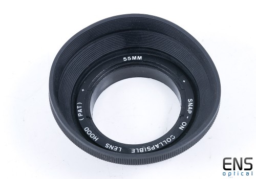 Snap-on 55mm Collapsible Lens Hood