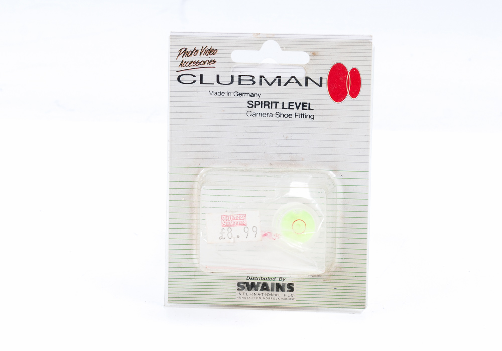 Clubman Spirit Level for SLR or DSLR Camera - Hoteshoe Fit