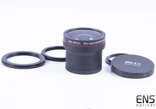 PHD Optics 1.6x High Definition Macro Fisheye Lens 52 58 62 72mm