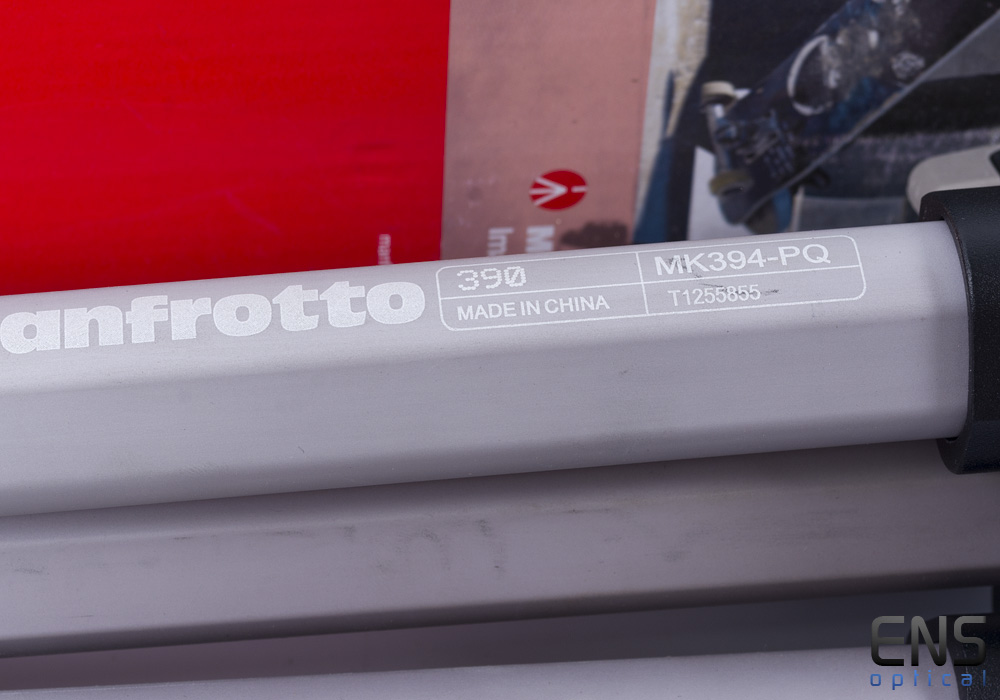 Manfrotto MK394-PQ Aluminium Tripod *New open box*