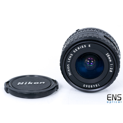 Nikon 28mm f/2.8 Ai-S Series E wide angle prime lens - nice 1848060