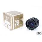 Sun 28mm f/2.5 Fast Wide Angle Lens full working order - Minolta FIT *FUNGUS*