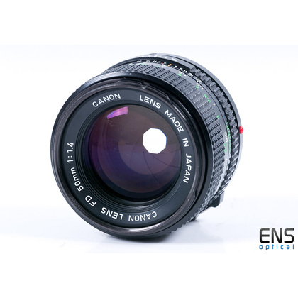 Canon 50mm f/1.4 FD Fast Prime Lens - 1166000 JAPAN
