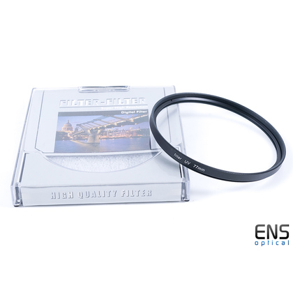 77mm UV Super High Resolution Lens Filter for Digital Imaging - with Case
