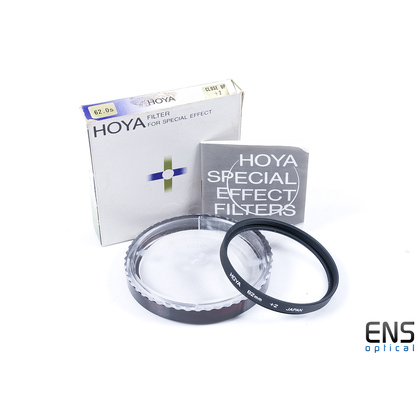Vintage Hoya 62mm Close Up +2 Filter with box/case