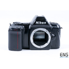 Nikon F-601m AF 35mm SLR Film Camera Black - Rare JAPAN 2040509