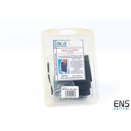 Astro Engineering Red Alert 9V LED signals set of 3 inc. batteries