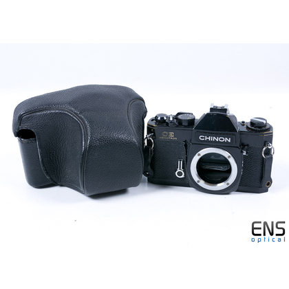 Chinon CE Memotron 35mm SLR film camera black - JAPAN