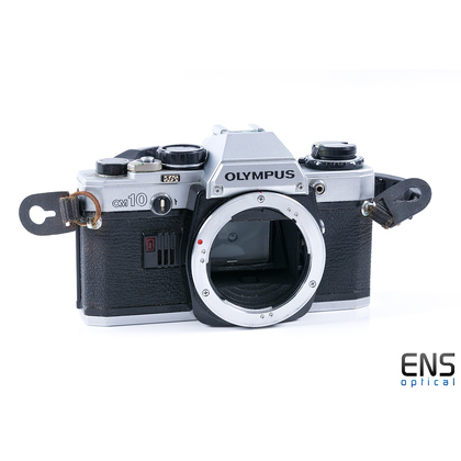 Olympus OM10 35mm Film SLR Camera Silver - 1430629 *SPARES*