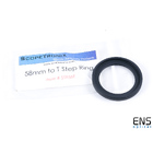 Scopetronix 58mm to T Mount Step Ring - New old stock