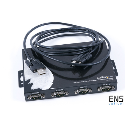 StarTech 4 Port Wall Mountable RS232 to USB Device
