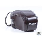 Vintage Nikon Leather SLR Camera Case - JAPAN