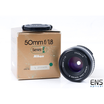 Nikon 50mm f/1.8 Ai-S Series E Prime Lens - Boxed JAPAN - 2508419