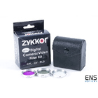 Zykkor Digital Camera/Video Filter Kit - CPL UV FLD with case