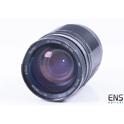 Vivitar 28-200mm f/3.5-5.6 Auto Telephoto Zoom Lens - 77708335 JAPAN *READ*
