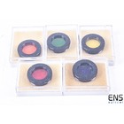 Telescope Eyepiece Filters - Red, Green, Blue, Yellow, Orange - 1.25"