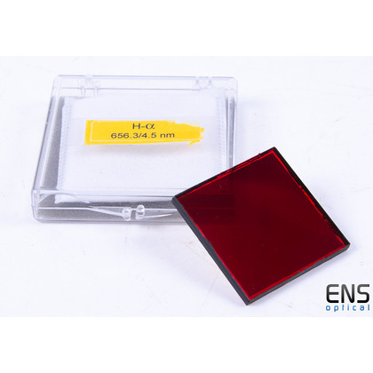 Custom Scientific HA 4.5 nm Filter - 50mm Square Unmounted AR