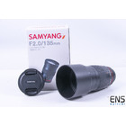 Samyang 135mm F/2 ED UMC Lens Nikon