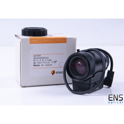 Japanese 6-12mm f/1.4 Zoom CCTV Lens - 906383