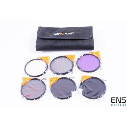 K&F Concept 77mm 6x HD Lens Filter Kit