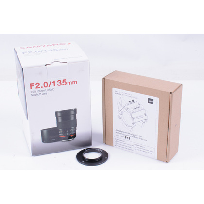 Samyang 135mm F/2 ED Canon Lens Widefeild Rig with M48 adapter