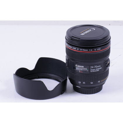 Canon EF 24-70mm F4 L IS USM Macro AF Lens & Hood SA