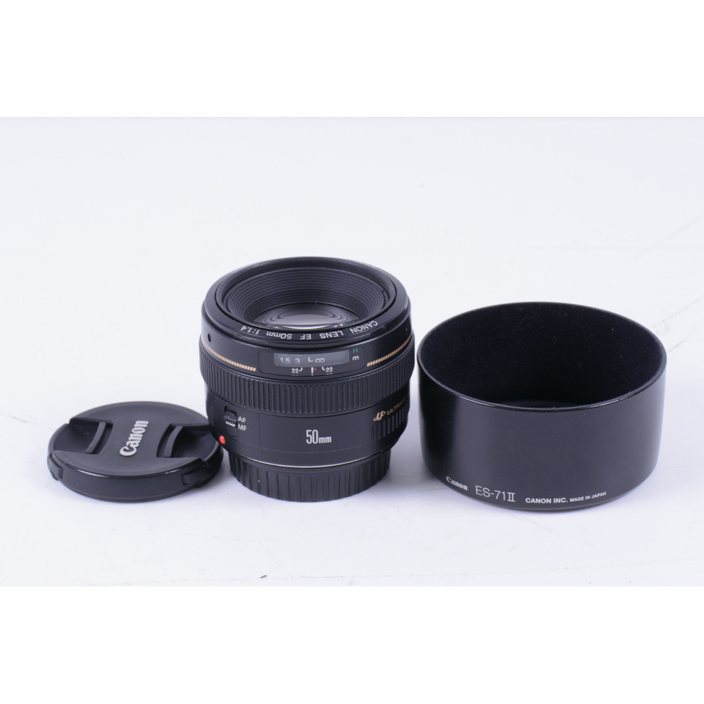 Canon 50mm f/1.4 EF Mount Ultrasonic Prime Lens - Nice SJS