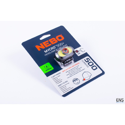 Nebo Mycro 500 Headlamp - Astronomy Head Torch Direct To Red 7 mode