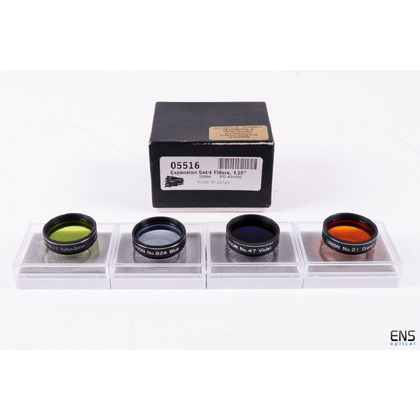 Orion 1.25" 11/47/21/82A Color Filter Set - #05516 JAPANESE