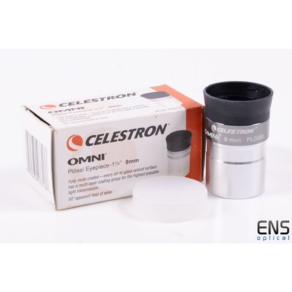 Celestron 9mm 1.25" Omni Plossl Eyepiece - Open Box