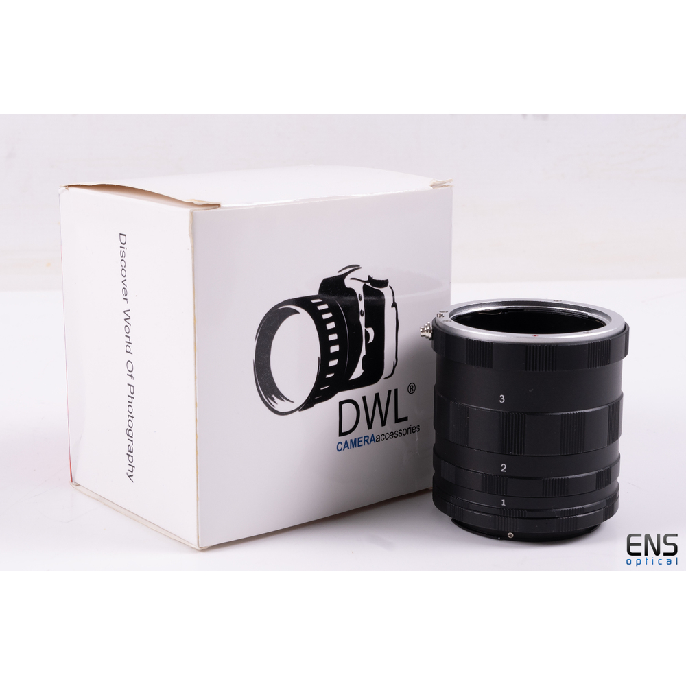 DWL Macro Extension Tube Set for Canon EOS fit