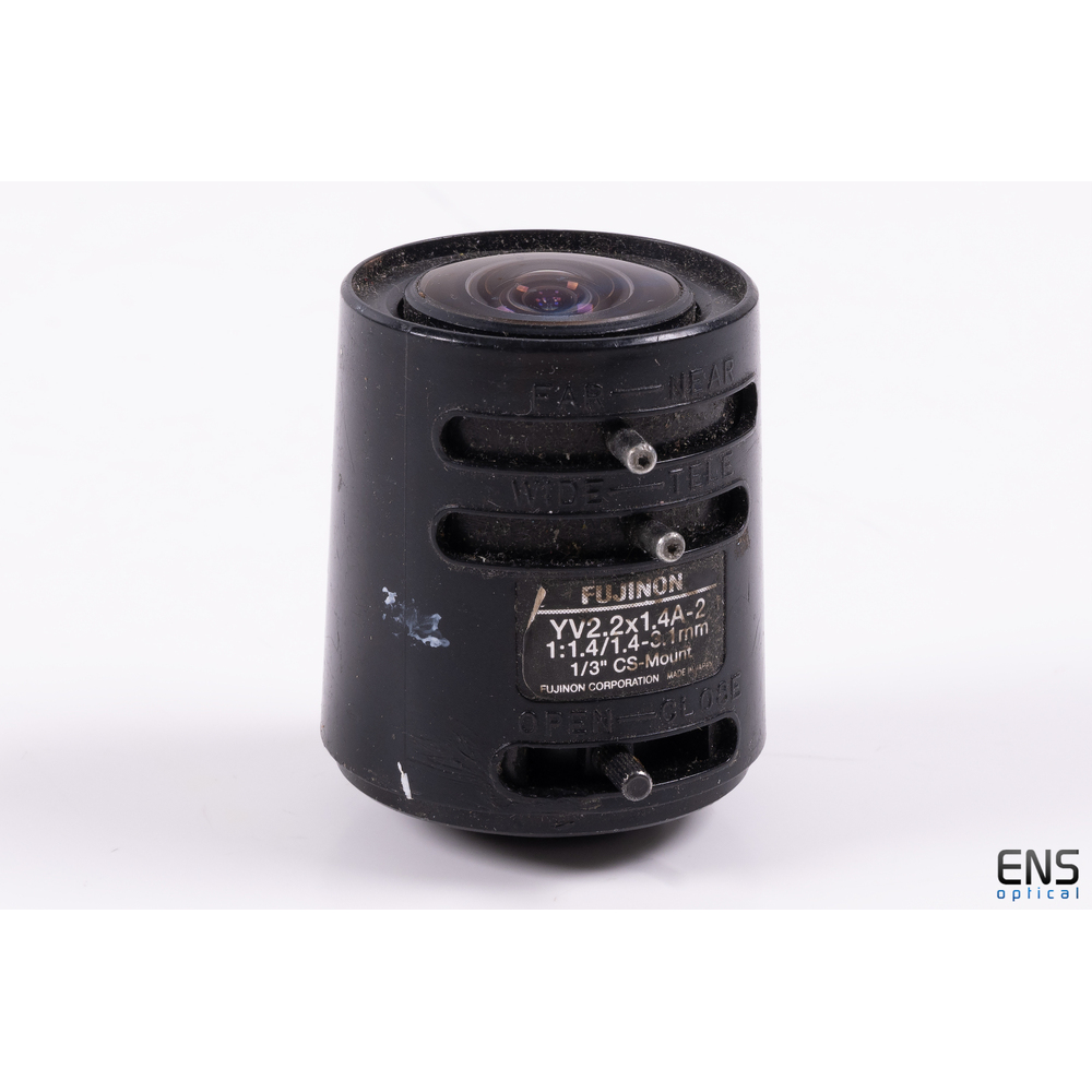 Fujinon 2.2mm YV2.2x1.4A-2 Varifocal Fisheye Lens 1/3inch Format Fisheye lens - Ideal for All Sky