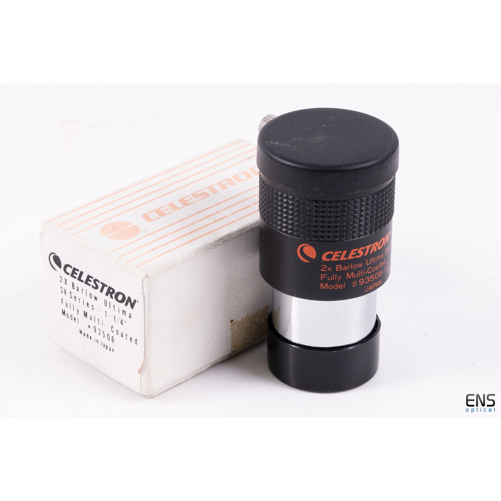 Celestron 2x Ultima 1.25" APO Barlow Lens - Japan Boxed