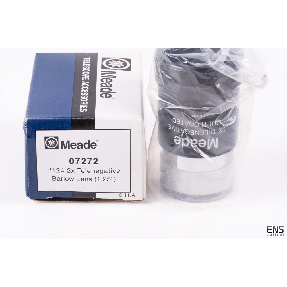 Meade #124 2x 1.25" Telenegative Barlow lens