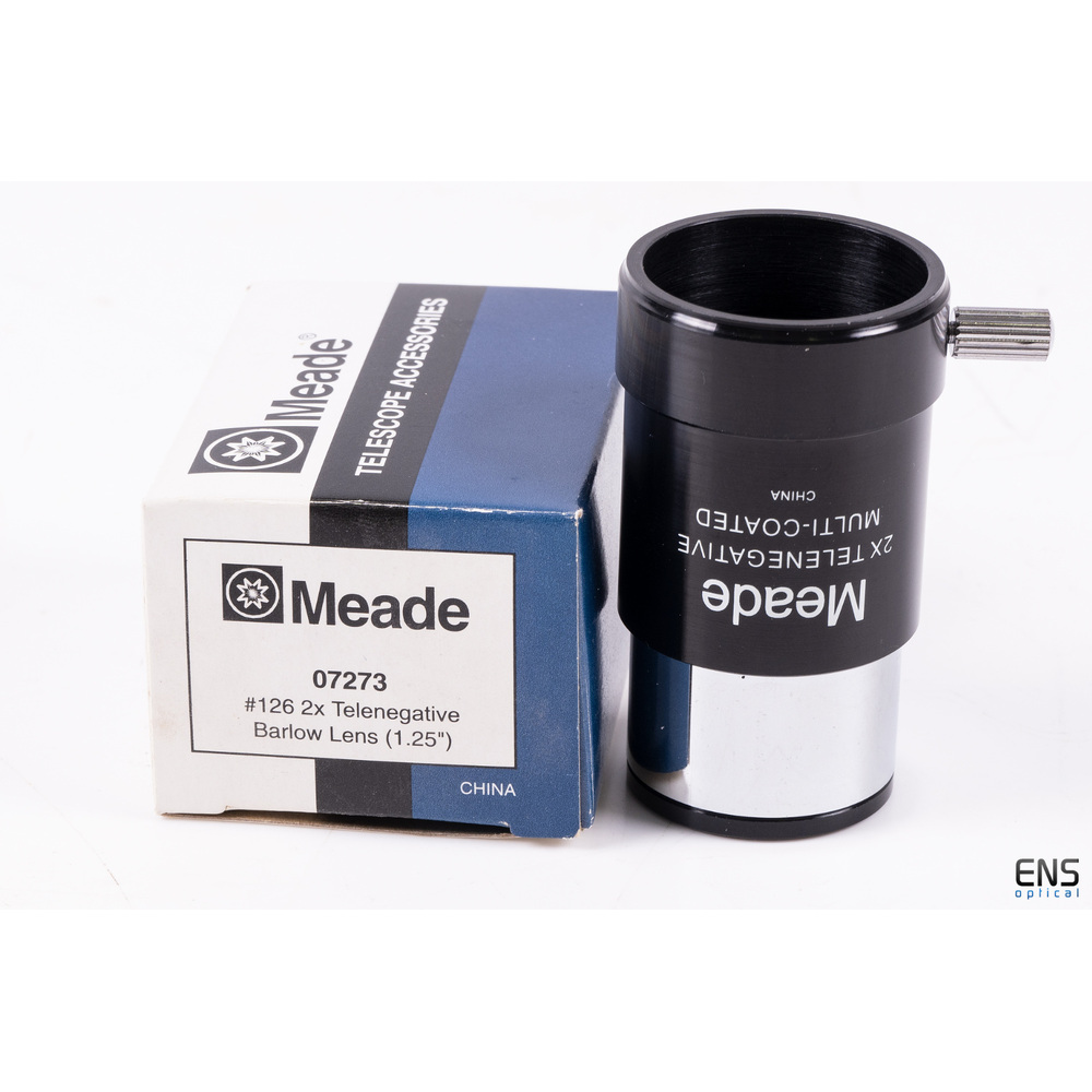 Meade #126 2x Telenegative Barlow Lens 1.25" 07273LF