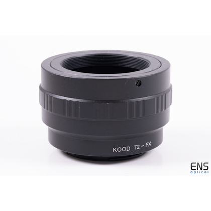 Kood T2-FX Adapter for T2/T Mount Lens to Fuji X Camera X-T30 II, X-E4