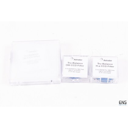 Astrodon 31mm HOS HA OIII SII 3NM Narrowband Imaging Filter Set