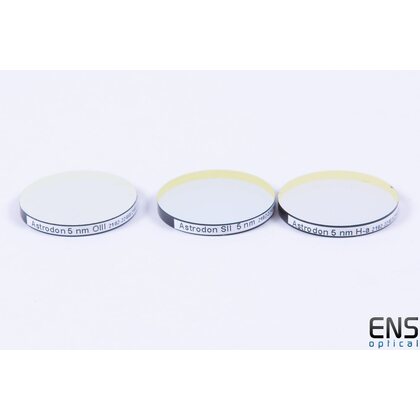 Astrodon 28mm Unmounted HA OIII SII 5NM Narrowband Imaging Filter Set