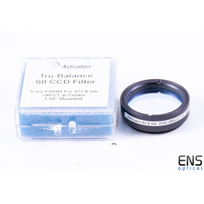 Astrodon 1.25" 5nm SII Sulphur Narrowband Imaging Filter