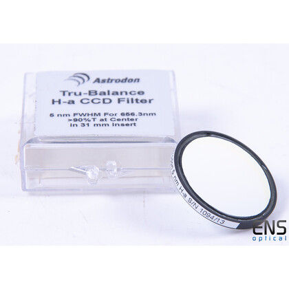Astrodon 31mm Unmounted 5NM HA Hydrogen Alpha Narrowband Imaging Filter